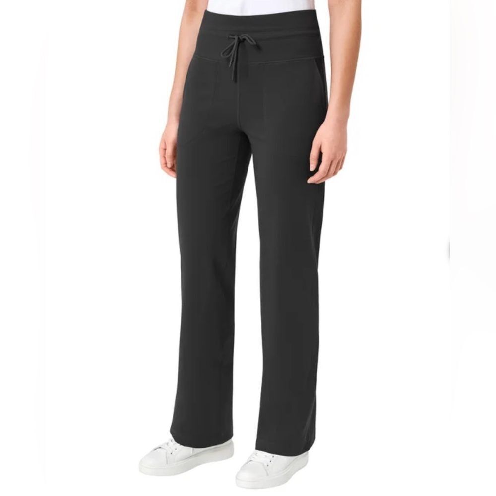 NWT Mondetta Black High Rise Straight Leg Pants Size XXL